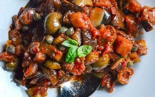caponata on a plate pinterest caponata-on-a-plate-pinterest